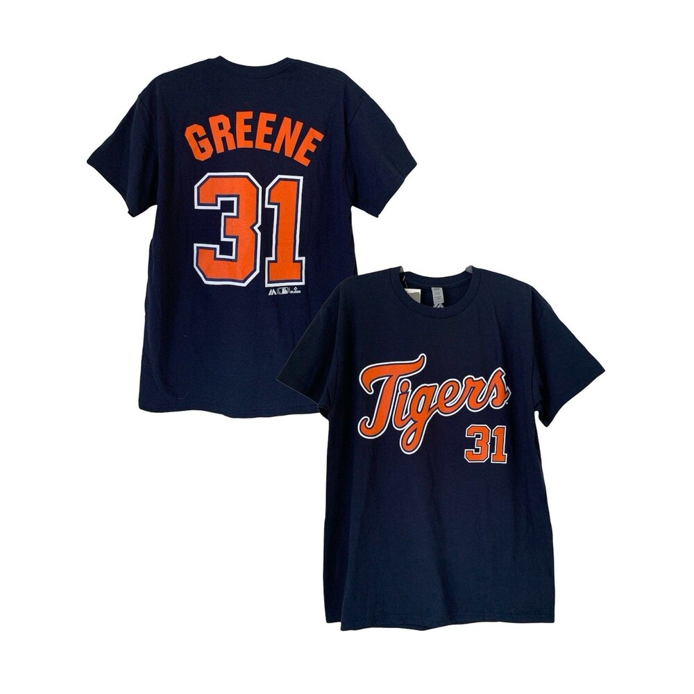 NWT Genuine Merchandise Detroit Tigers Riley Greene #31 T-Shirt - Size M Women